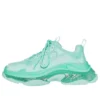 Triple S Sneaker’lar “Şeffaf Tabanlı Nane Yeşili” 541624W2GA14500