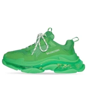 Triple S Sneaker’lar “Şeffaf Tabanlı Yeşil” 541624W2GA13510