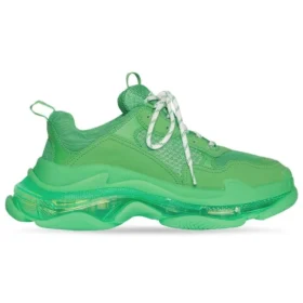 Triple S Sneaker’lar “Şeffaf Tabanlı Yeşil” 541624W2GA13510