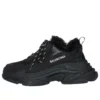 Triple S Sneaker’lar “Faux Fur Black” 668563W3CQ51000