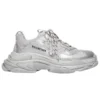 Triple S Sneaker’lar “Gümüş Metalik” 536737W2FS28100