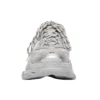 Triple S Sneaker’lar “Gümüş Metalik” 536737W2FS28100