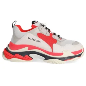 Triple S Sneaker’lar “Gri Kırmızı” 536737W09OH6495