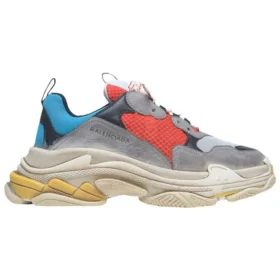Triple S Sneaker’lar “Gri Mavi Kırmızı” 512175W09O24365