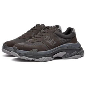 Triple S Sneaker’lar “Koyu Kahverengi Gri” 710157W3CU41819