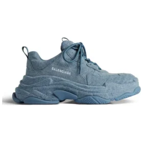 Triple S Sneaker’lar “Mavi Denim” 536737W2DEN4000