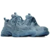 Triple S Sneaker’lar “Mavi Denim” 536737W2DEN4000