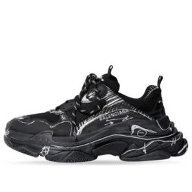 Triple S Sneaker’lar “Siyah” 524039W3SRB1090