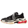 Triple S Sneaker’lar “Siyah Çift Köpük ve File” 512175W09O11000