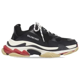Triple S Sneaker’lar “Siyah Kırmızı” 533882W09OM1000