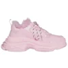 Triple S Sneaker’lar Suni Kürk “Pembe” 668562W3CQ55000