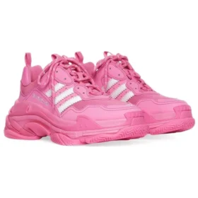 Triple S Sneaker’lar x Adidas “Neon Pembe” 712764W2ZB65590