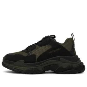 Triple S Sneaker’lar “Zeytin Yeşili Siyah” 536737W2FW24010