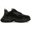 Triple S Sneaker’lar “Zeytin Yeşili Siyah” 536737W2FW24010