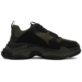 Triple S Sneaker’lar “Zeytin Yeşili Siyah” 536737W2FW24010