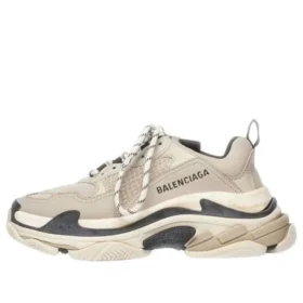 Triple S Spor Ayakkabı “Bej Siyah” 524039W09O69787