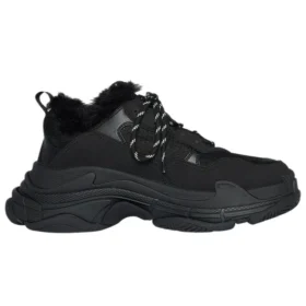 Triple S “Suni Kürk – Siyah” 668562W3CQ51000