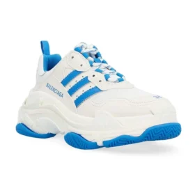 Triple S x Adidas “White Blue” 712764W2ZB39040