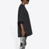 Unisex FW21 Baskılı Yuvarlak Yaka Tişört Siyah 661715TKVE51070