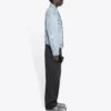 Unisex FW21 Logolu Denim Ceket Mavi 664329TBP488961