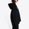 Unisex FW21 Serbest Harf Baskılı Sweatshirt Siyah 661711TKVD41070