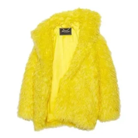 Unisex FW21 Suni Kürk Ceket Sarı 663000TKQ077200 Unisex FW21 Suni Kürk Ceket Sarı 663000TKQ077200