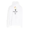 Unisex Logolu Oversize Sweatshirt Beyaz 620973TIV459040