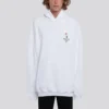 Unisex Logolu Oversize Sweatshirt Beyaz 620973TIV459040