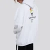 Unisex Logolu Oversize Sweatshirt Beyaz 620973TIV459040
