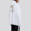 Unisex Logolu Oversize Sweatshirt Beyaz 620973TIV459040