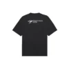 Unisex SS21 Kurumsal Baskılı Yuvarlak Yaka Kısa Kollu Siyah 612966TKV861070