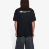 Unisex SS21 Kurumsal Baskılı Yuvarlak Yaka Kısa Kollu Siyah 612966TKV861070