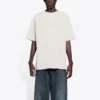 Unisex SS21 Logolu Yuvarlak Yaka Gri 641675TKV712966