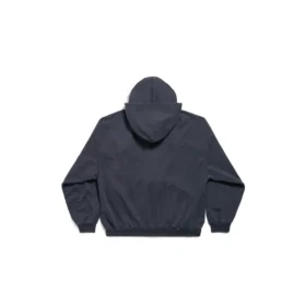 Unity Sports Icon Incognito Fermuarlı Kapüşonlu Sweatshirt Oversized “Siyah” 794030TQVB24372