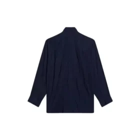 Uzun Kollu Geniş Kesim Gömlek “Mavi” 658956TLM164100