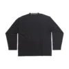 Uzun Kollu Tişört Oversized “Siyah Soluk” 739783TOVF49034