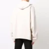 Worldwide Logo Popover Kapüşonlu Sweatshirt “Chalky White Black” 674986TLVA99054
