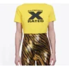 X-Rated Küçük Slim Fit Kısa Kollu Sarı 612964TIVA71802