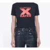 X-Rated Küçük Slim Fit Kısa Kollu Siyah 612964TIVA71076