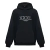 XXXL Oversized Kapüşonlu Sweatshirt “Siyah Beyaz” 713677TNVD91070