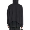 XXXL Oversized Kapüşonlu Sweatshirt “Siyah Beyaz” 713677TNVD91070