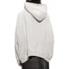 XXXL Oversized Popover Kapüşonlu Sweatshirt “Off White” 713677TNVD99784