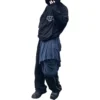 XXXL Yamalı Tişört Kapüşonlu Oversized “Siyah” 720406TNVD91070