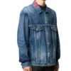 Yaka Logolu Denim Ceket “Mavi” 571324TCW032340