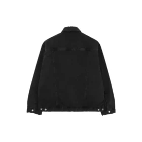 Yastıklı Japon Denim Ceket “Siyah” 681689TIWA21440