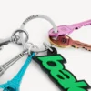 Yeşil/siyah renkli kadınlar için Balenciaga motosikletçi charm/anahtarlık Yeşil/siyah renkli kadınlar için Balenciaga motosikletçi charm/anahtarlık
