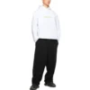 Yeni Telif Hakkı Orta Kesim Kapüşonlu Sweatshirt “Beyaz” 570811TIV559152