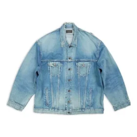Yıpranmış Denim Ceket “Mavi” 727840TNW014268