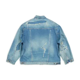 Yıpranmış Denim Ceket “Mavi” 727840TNW014268