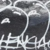 Zincirli Graffiti Desenli Le Cagole Mini Çanta “Siyah” 695814210G61090